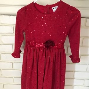 Red sparkle dress